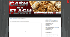 Desktop Screenshot of cashinaflashpawnshop.com